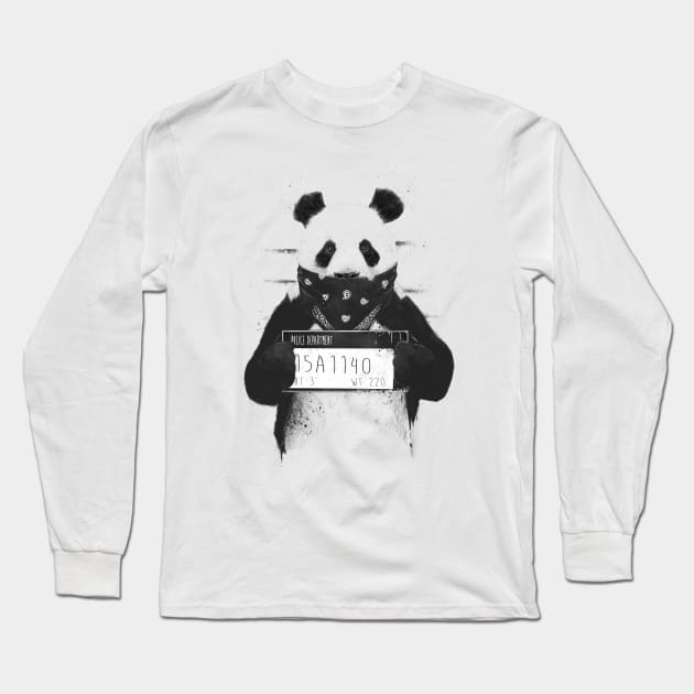 Bad panda Long Sleeve T-Shirt by soltib